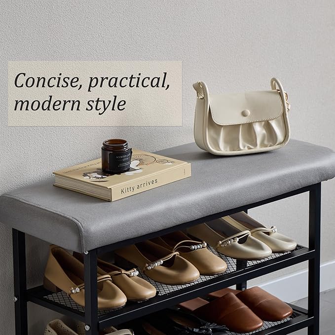 Shoe Rack Shoe Bench Shoe Organizer Storage Rack - Image 5