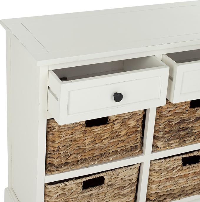 SAFAVIEH American Homes Collection Herman Vintage Grey Storage Unit - Image 7