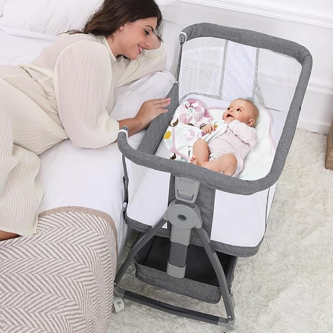 3 in 1 Baby Bassinet Bedside Sleeper by Luvkixen
