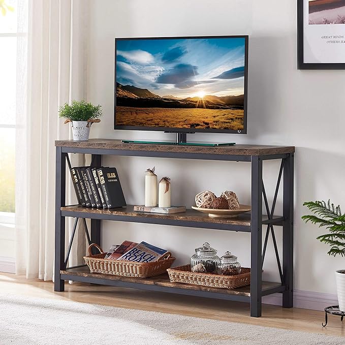 BON AUGURE Industrial Sofa Console Table - Image 7