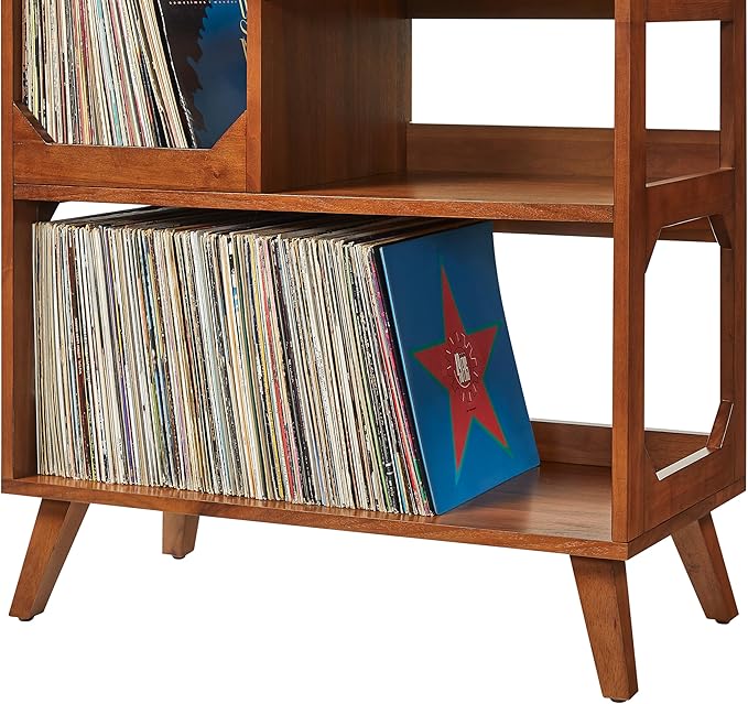 Crosley Furniture Asheville Mid-Century Modern Media Console Record Player Stand - Image 10