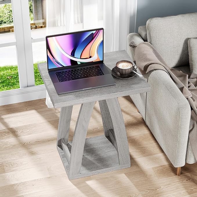 End Tables Living Room Set of 2. Side Tables Living Room. Side Table Beside - Image 2