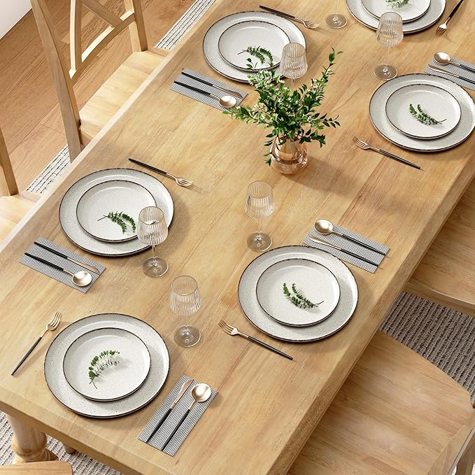 Bush Furniture Rectangular Dining Table, 67 inch Squire Trestle, Farmhouse Decor - Image 5
