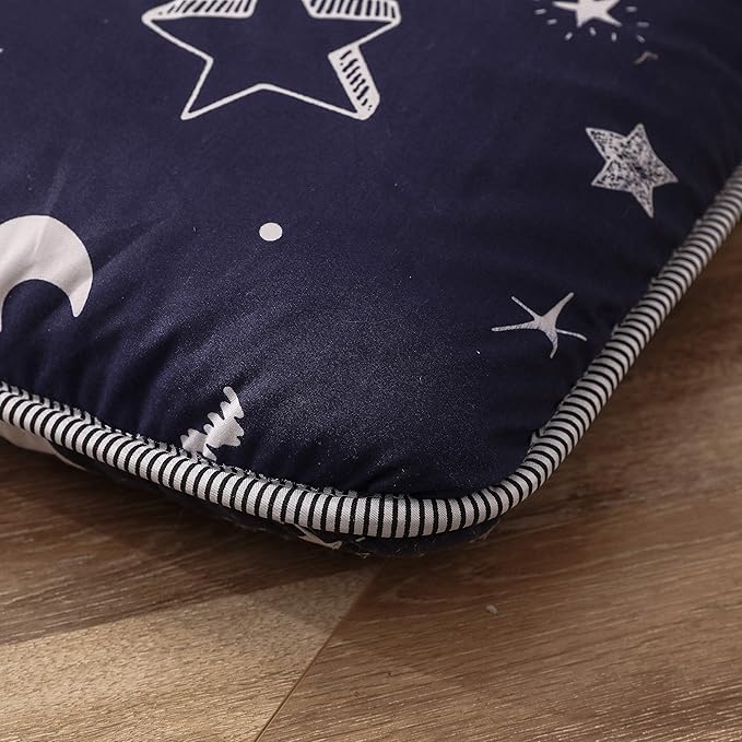 Navy Star Futon Mattress Japanese Floor Mattress Tatami Floor Mat Foldable Bed - Image 6
