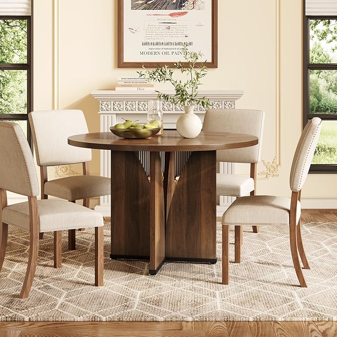 LITTLE TREE 39-Inch Round Dining Table - Image 5