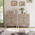 COSIEST Set of 2 32" Buffet Sideboard Cabinets by COSIEST