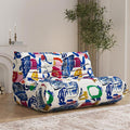 Bean Bag Chair, Loveseat Fireside Chair Bean Bag Sofa Large Bean Bag Chair by Unknown