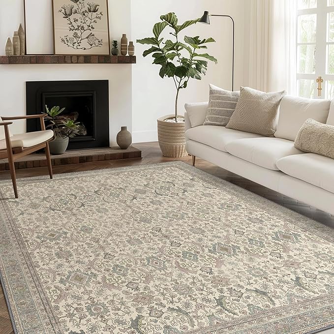 8X10 Area Rugs Machine Washable Rugs - Image 3