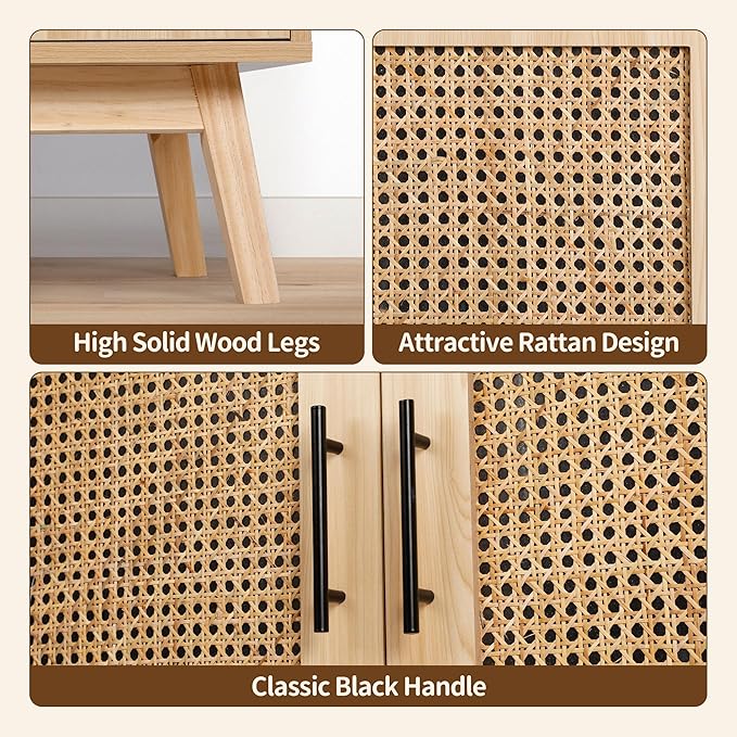 Rengue Sideboard Buffet Cabinet - Image 9