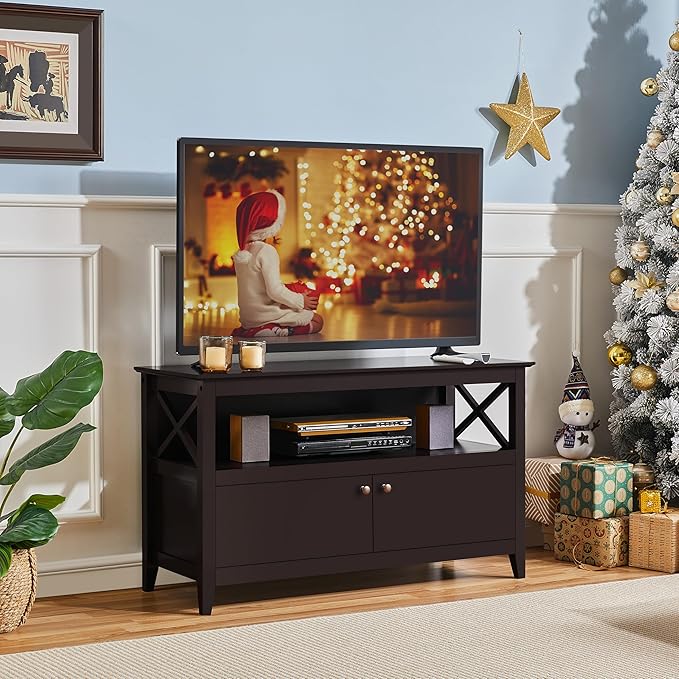 Yaheetech Wooden TV Stand for TVs Up to 48 inch, Media Entertainment Center - Image 3