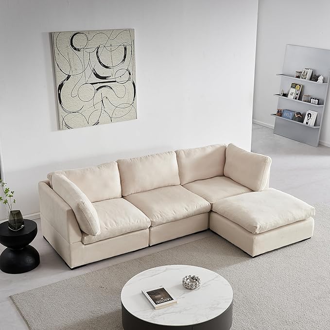 Modern L-Shaped Sectional Sofa - Image 3