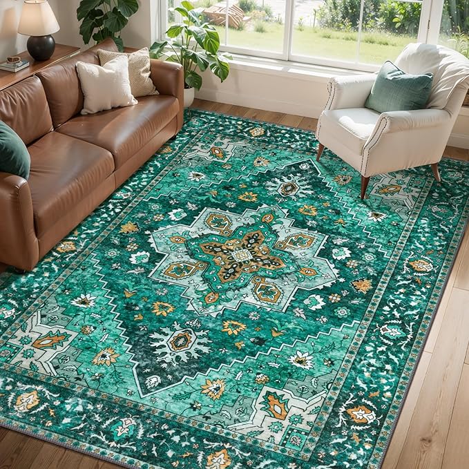 Tangsoo 5x7 Area Rug Washable Rugs - Image 7