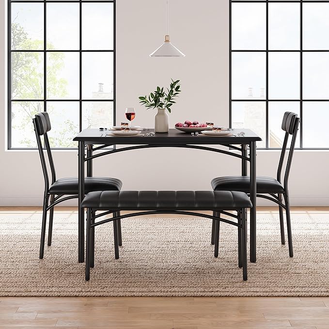 Garvee Dining Table Set for 4, Kitchen Table - Image 2