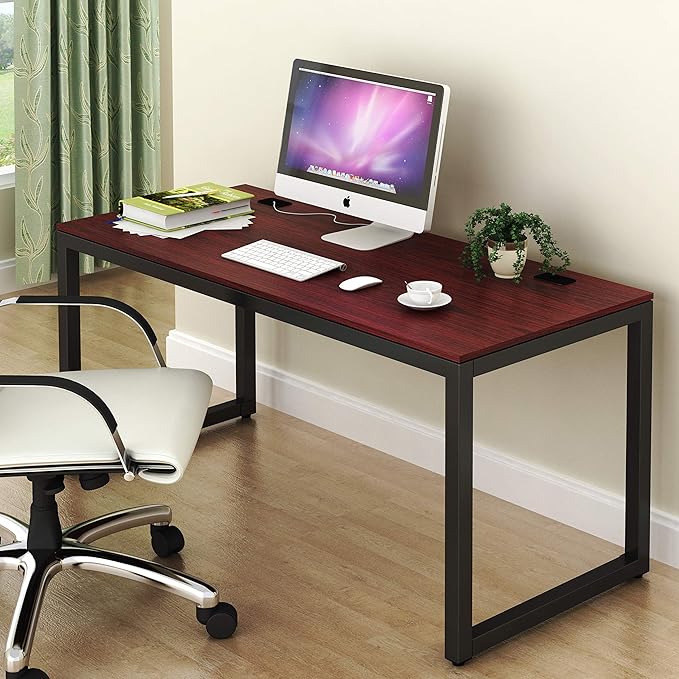 SHW 55-Inch Commercial-Grade Office Computer Desk - Image 2