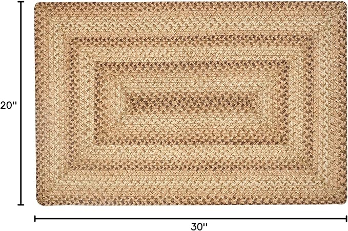 Homespice Cookie Dough Brown Jute Rug 20x30 - Image 2