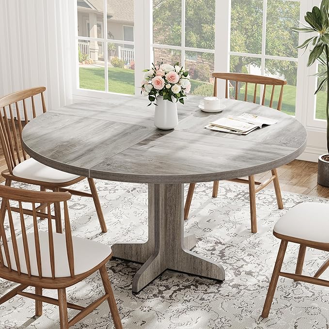 Garvee 47 Inch Round Dining Table - Image 7