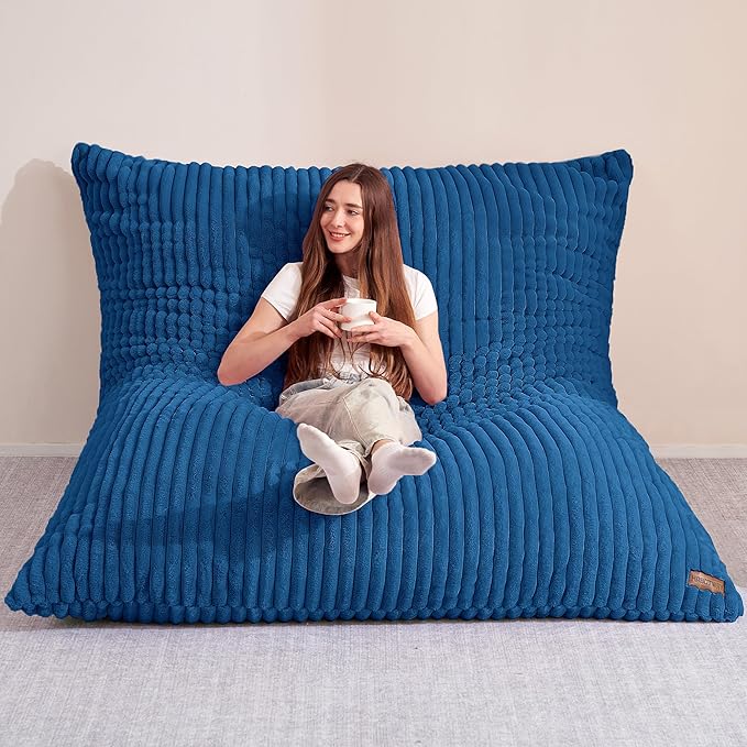 HABUTWAY 4-in-1 Bean Bag Chair, Convertible Chair by HABUTWAYMakeYourLifeComfortable
