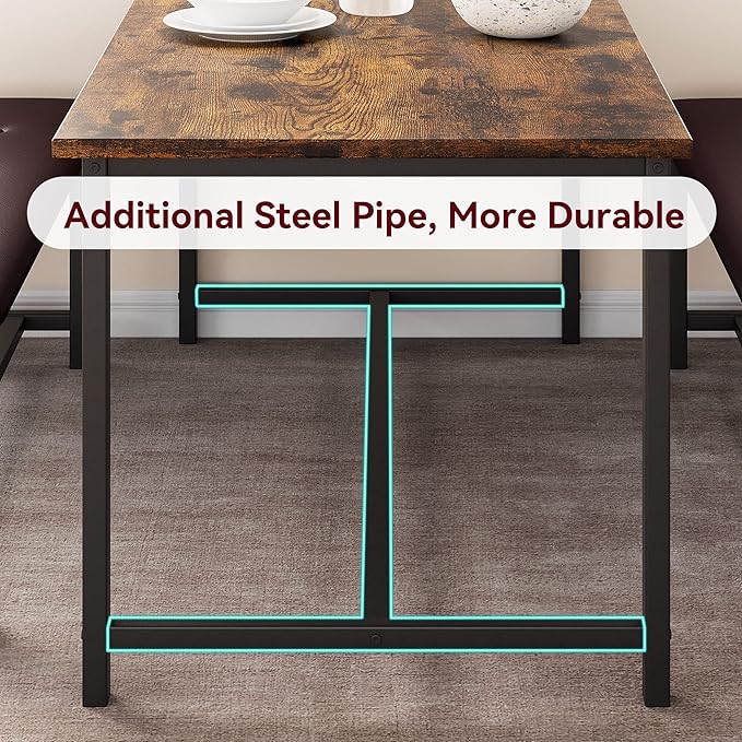 Dining Table Set for 4, Kitchen Table - Image 8