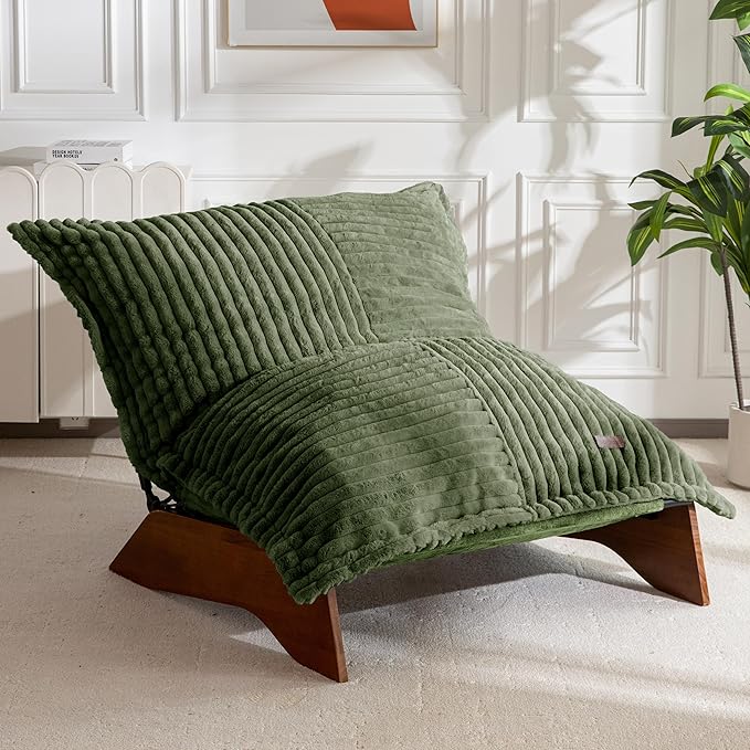MAXYOYO Adjustable Living Room Chair, 3-Position Bean Bag Chair by MAXYOYO