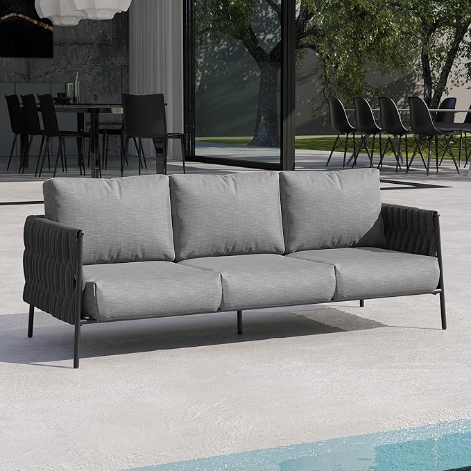 EAST OAK Life Chatter Outdoor Patio Furniture | Outdoor Sofa 3 Seats by EASTOAK