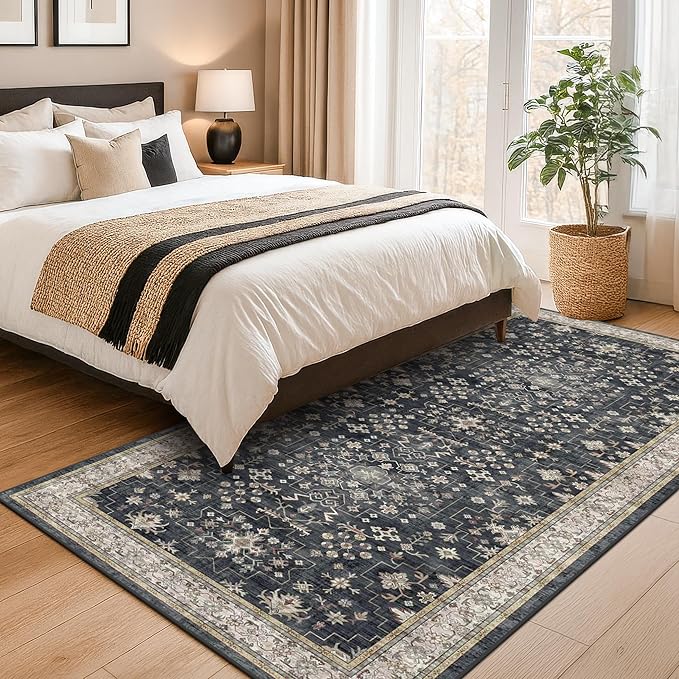 Washable 4x8 Hallway Runner Rug - Image 9