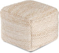 Anji Mountain 22"x22"x16" Handmade & Handcrafted Ottoman Pouf Comfortable Pouf by AnjiMountain