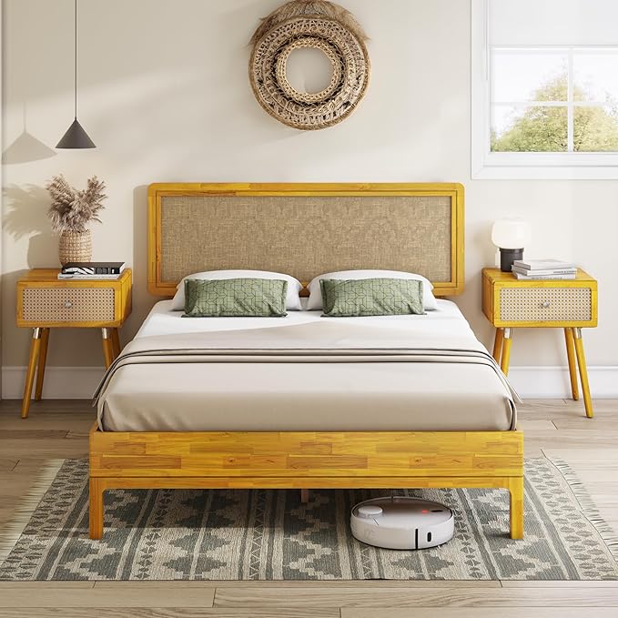 Bme Nipe 14 Inch Bohemian Bed Frame by Bme
