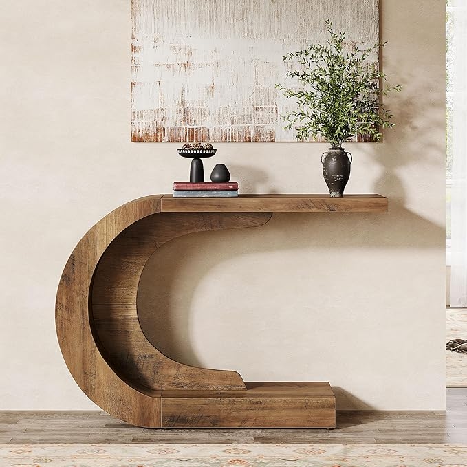 Tribesigns 43.3" Mid-Century Modern Console Table - Image 6