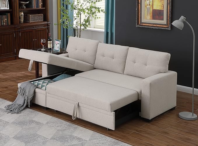 Devion Furniture Maison 4-in-1 Convertible L Shaped Couch - Image 2