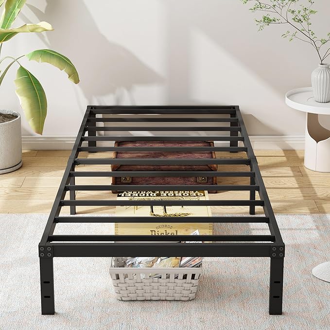 10 Inch Twin Bed Frames, Platform Metal Bed Frame Twin Size Heavy Duty Steel - Image 4