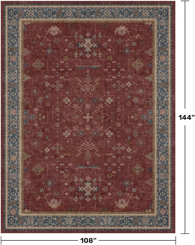 Oriental 9x12 Soft Rugs for Living Room - Image 2