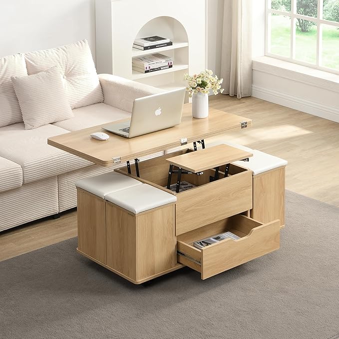 Merax Multi-Functional Lift-Top Coffee Table by Merax