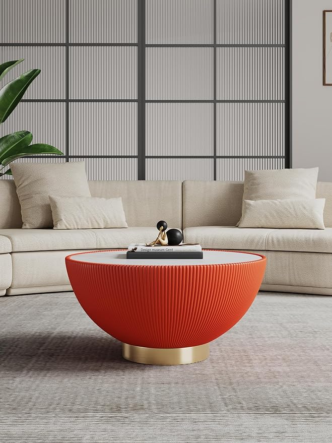 Manhattan Comfort Anderson Modern 28.15" Round Coffee Table 2.0 - Image 2