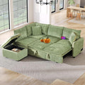 Ball & Cast 82.67" L-Shaped Sectional Pull Out Sofa by BallCast