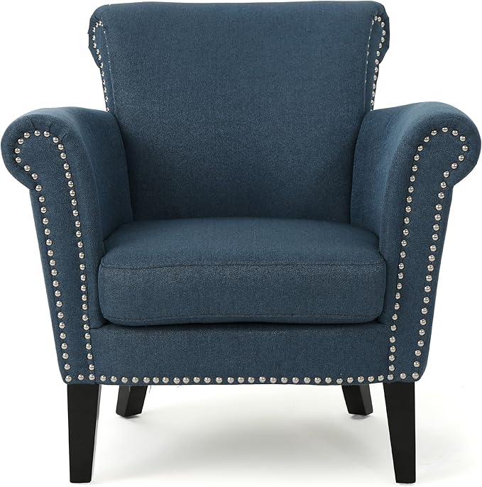 Ball & Cast Upholstered Living Room Chairs, Luxury Curved Design - Image 3