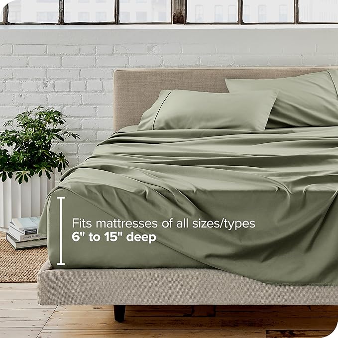Bare Home Ultra-Soft Split Cal King Sheet Set - Image 6