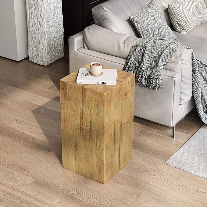Christopher Knight Home Bard 27.75" Square Living Room Side Table, Wood-Like - Image 4