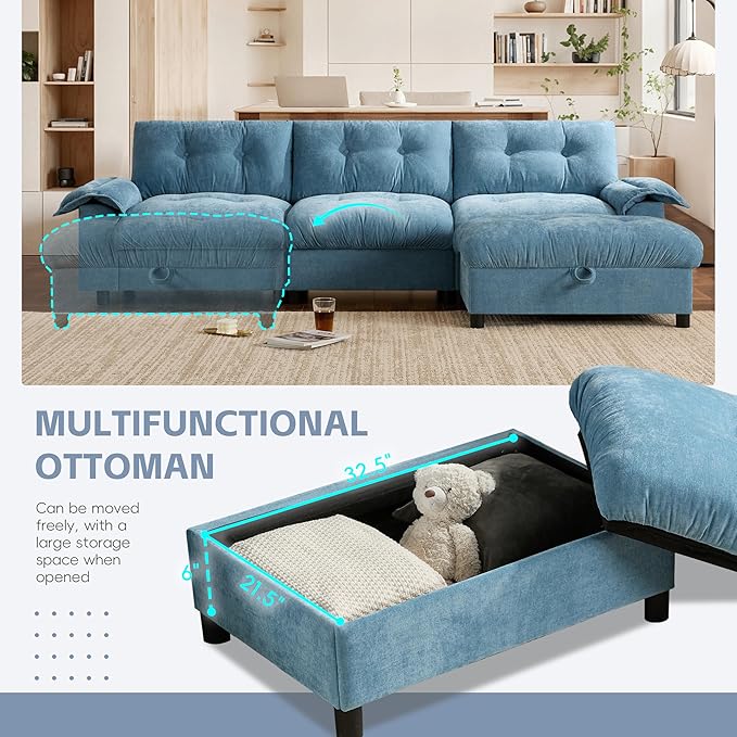 Mreax L-Shape Sectional Sofa - Image 3
