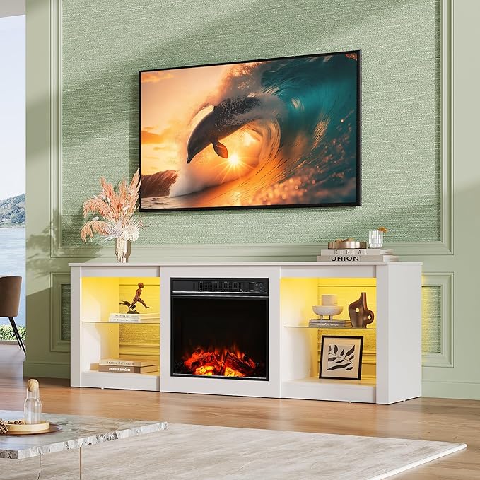 WLIVE 58 Inches Fireplace TV Stand - Image 2