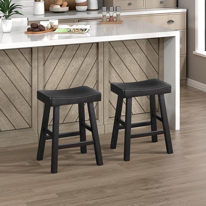 Lexicon Saddle Bar Stools Set of 2 Barstools by Lexicon