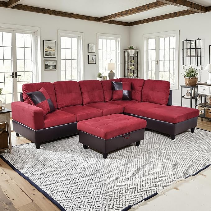 NicBex Sectional Couch 3 Pieces Sofa Set - Image 3