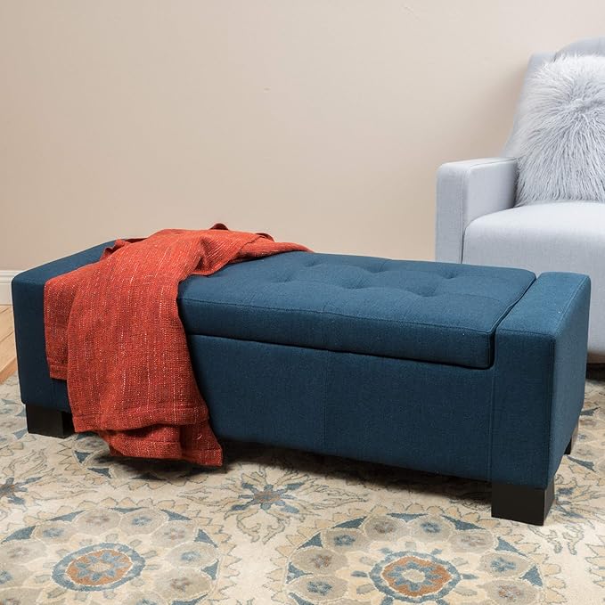 Ball & Cast 50.8" Upholstered Storage Ottoman - Image 4