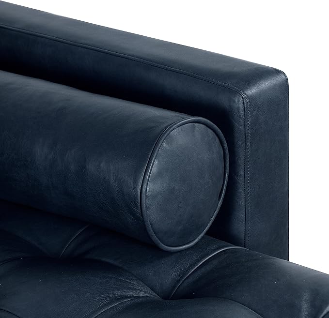 POLY & BARK Napa Furniture, Right Facing Sectional Sofa, Midnight Blue - Image 7