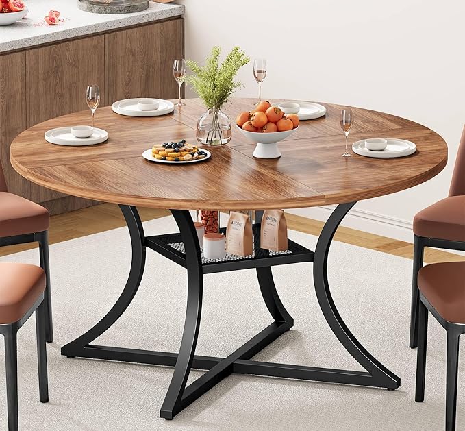 IRONCK 47.2" Round Dining Table by IRONCK