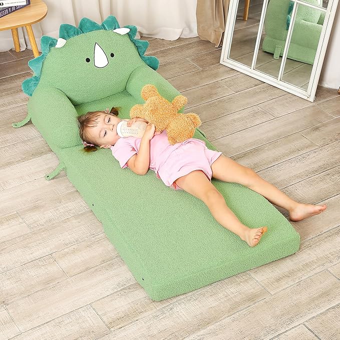 Foldable Kids Sofa, Triceratops Toddler Couch - Image 4