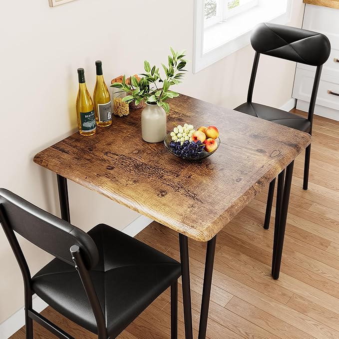 GarveeHome Dining Table Set for 2, Kitchen Table - Image 2