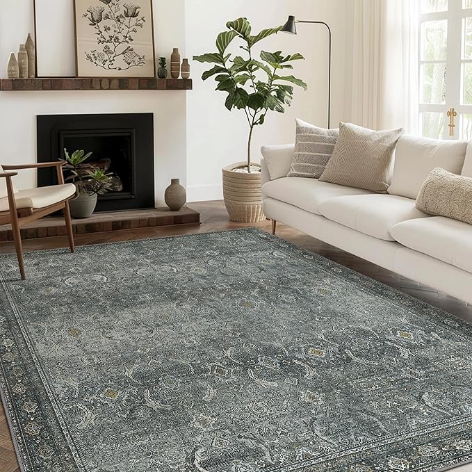 8X10 Area Rugs Machine Washable Rugs - Image 3