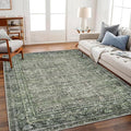 Area Rug 6'x9' Washable Vintage Traditional Floor Cover Thin Retro Kitchen by CHAMPLANT