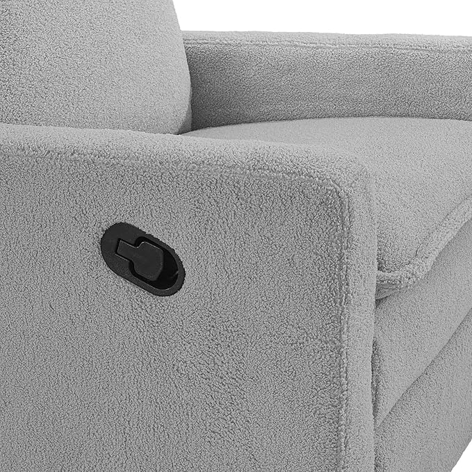 Oxford Baby Uptown Upholstered Swivel Glider and Recliner Nursery Chair - Image 7