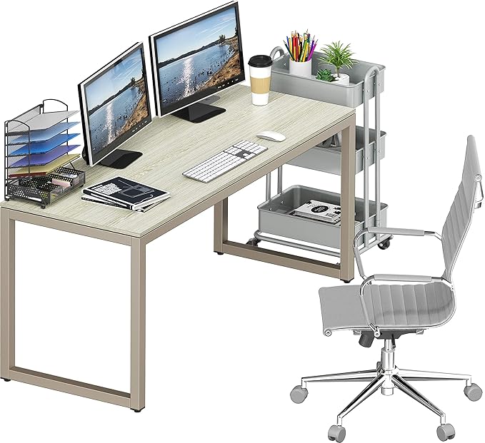 SHW 55-Inch Commercial-Grade Office Computer Desk - Image 4